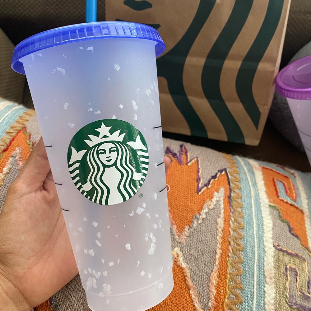 Confetti cold color changing reusable cups 10 each